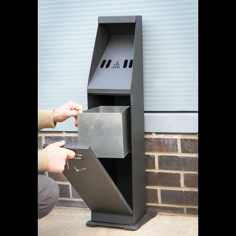 Metal Manual Lift Cigarette Bin - 0L